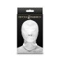 NS NOVELTIES - FETISH FASHION CAPUCHE BOUCHE FERMÉE À FERMETURE ÉCLAIR NYLON BLANC NS NOVELTIES - FETISH FASHION CAPUCHE BOUCHE FERMÉE À FERMETURE ÉCLAIR NYLON BLANC
