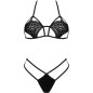 LIVCO CORSETTI FASHION - JIMENA LC 20216 BH + STRING SCHWARZ EINE GRÖSSE