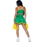 LEG AVENUE - KOSTÜM CHEERLEADER GRÜN M/L LEG AVENUE - KOSTÜM CHEERLEADER GRÜN M/L