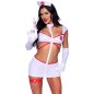 LEG AVENUE - COSTUME SEXY INFERMIERA BIANCO M LEG AVENUE - COSTUME SEXY INFERMIERA BIANCO M