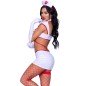 LEG AVENUE - COSTUME INFIRMIÈRE SEXY BLANC M LEG AVENUE - COSTUME INFIRMIÈRE SEXY BLANC M