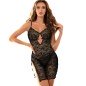 SUBBLIME - 954185 BABYDOLL EN DENTELLE À BRETELLES RÉGLABLES NOIRE S/M SUBBLIME - 954185 BABYDOLL EN DENTELLE À BRETELLES RÉGLABLES NOIRE S/M