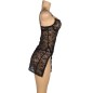 SUBBLIME - 954185 BABYDOLL EN DENTELLE À BRETELLES RÉGLABLES NOIRE S/M SUBBLIME - 954185 BABYDOLL EN DENTELLE À BRETELLES RÉGLABLES NOIRE S/M