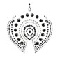 BIJOUX - INDISCRETS FLAMBOYANT NOIR ARGENT