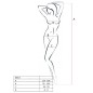 PASSION - WOMAN BS017 BODYSTOCKING NERO TAGLIA UNICA PASSION - WOMAN BS017 BODYSTOCKING NERO TAGLIA UNICA