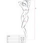 PASSION - WOMAN BS020 BODYSTOCKING SCHWARZ EINE GRÖSSE
