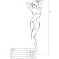 PASSION - WOMAN BS024 WEISSER BODYSTOCKING, EINE GRÖSSE PASSION - WOMAN BS024 WEISSER BODYSTOCKING, EINE GRÖSSE