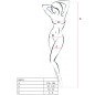 PASSION - FEMME BS031 BODYSTOCKING BLANC TAILLE UNIQUE PASSION - FEMME BS031 BODYSTOCKING BLANC TAILLE UNIQUE