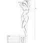 PASSION - FEMME BS034 BODYSTOCKING BLANC TAILLE UNIQUE PASSION - FEMME BS034 BODYSTOCKING BLANC TAILLE UNIQUE