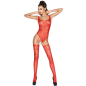 PASSION - WOMAN BS034 ROTER BODYSTOCKING, EINE GRÖSSE