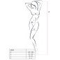PASSION - WOMAN BS038 WHITE BODYSTOCKING ONE SIZE PASSION - WOMAN BS038 WHITE BODYSTOCKING ONE SIZE