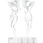 PASSION - WOMAN LEILA TEDDY BLACK SIZE L/XL PASSION - WOMAN LEILA TEDDY BLACK SIZE L/XL