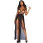 LEG AVENUE - ROBE MAXI CAGE ET STRING S/M LEG AVENUE - ROBE MAXI CAGE ET STRING S/M