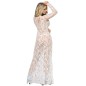 SUBBLIME LONG SLEEVE LONG DRESS WHITE S/M SUBBLIME LONG SLEEVE LONG DRESS WHITE S/M