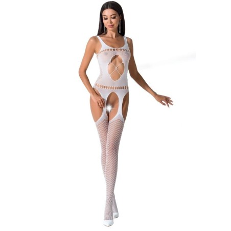 PASSION - FEMME BS057 BODYSTOCKING ROUGE TAILLE UNIQUE