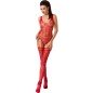 PASSION - FEMME BS051 BODYSTOCKING BLANC