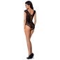 PASSION - FEMME BS064 BODYSTOCKING BLANC TAILLE UNIQUE