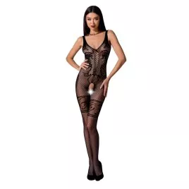 PASSION - FEMME BS069 BODYSTOCKING BLANC TAILLE UNIQUE