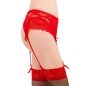 QUEEN LINGERIE - STRING JARRETIÈRE DENTELLE L/XL