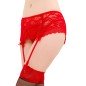 QUEEN LINGERIE - STRING JARRETIÈRE DENTELLE L/XL