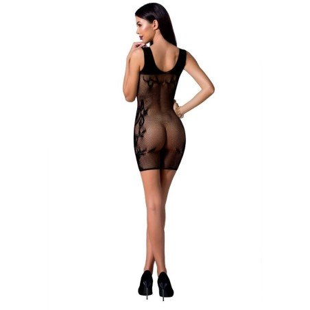 PASSION - FEMME BS073 BODYSTOCKING TAILLE UNIQUE BLANC