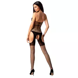 PASSION - WOMAN BS079 BODYSTOCKING - ROUGE TAILLE UNIQUE