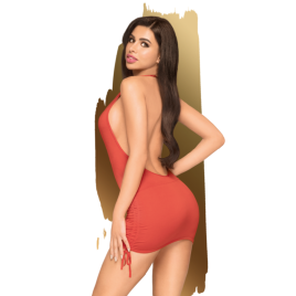 PENTHOUSE EARTH SHAKER MINI DRESS - BLACK S/M