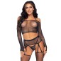 LEG AVENUE - SET QUATTRO PEZZI TAGLIA UNICA