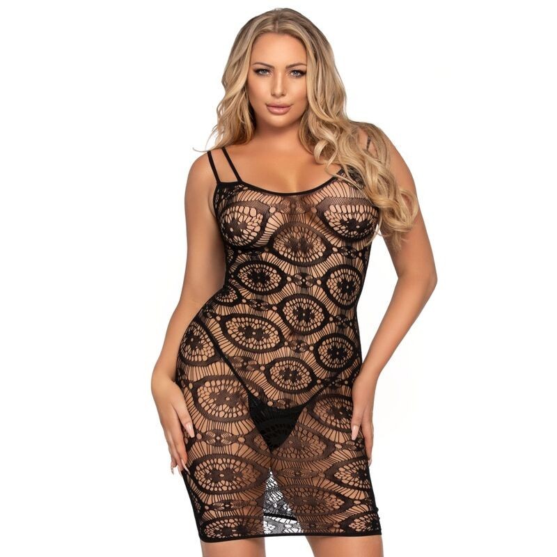 LEG AVENUE - DAISY CROCHET MINI DRESS ONE SIZE LEG AVENUE - DAISY CROCHET MINI DRESS ONE SIZE