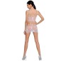 PASSION - WOMAN BS090 WHITE BODYSTOCKING ONE SIZE PASSION - WOMAN BS090 WHITE BODYSTOCKING ONE SIZE