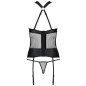 PASSION - AMANDA CORSET CUIR ÉCOLOGIQUE L/XL