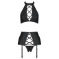 PASSION - ENSEMBLE NANCY CUIR ÉCOLOGIQUE L/XL