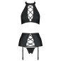 PASSION - ENSEMBLE NANCY CUIR ÉCOLOGIQUE L/XL