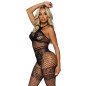 LEG AVENUE - NET HALTER BODYSTOCKING TAILLE UNIQUE - NOIR LEG AVENUE - NET HALTER BODYSTOCKING TAILLE UNIQUE - NOIR