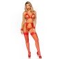 LEG AVENUE - ENSEMBLE QUATRE PIÈCES SOUTIEN-GORGE, STRING, PORTE-JARRETELLES ET POIGNETS TAILLE UNIQUE - BLANC LEG AVENUE - ENSEMBLE QUATRE PIÈCES SOUTIEN-GORGE, STRING, PORTE-JARRETELLES ET POIGNETS TAILLE UNIQUE - BLANC