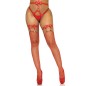 LEG AVENUE - VEGANES LEDER-OBERTEIL-HOHES GARTER-EINHEITSGRÖSSE - ROSA