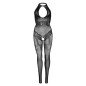LEG AVENUE SEAMLESS FISHNET BODYSTOCKING ONE SIZE - BLACK LEG AVENUE SEAMLESS FISHNET BODYSTOCKING ONE SIZE - BLACK