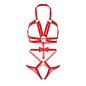 LEG AVENUE - KINK - HARNAIS CLOUTÉ O-RING TEDDY TAILLE L - ROUGE LEG AVENUE - KINK - HARNAIS CLOUTÉ O-RING TEDDY TAILLE L - ROUGE