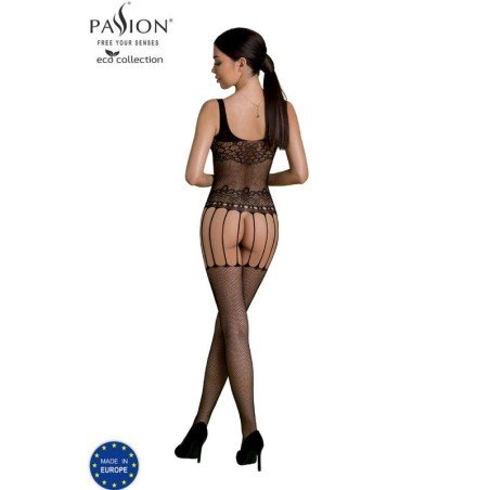 PASSION - BODYSTOCKING ECO COLLECTION ECO BS001 BLANC