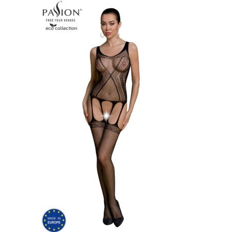 PASSION - BODYSTOCKING ECO COLLECTION ECO BS007 BLANC