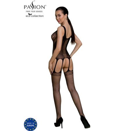 PASSION - BODYSTOCKING ECO COLLECTION ECO BS007 BLANC