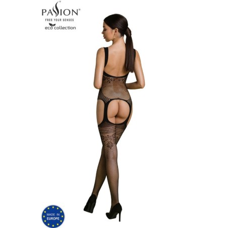PASSION - BODYSTOCKING ECO COLLECTION ECO BS008 BLANC