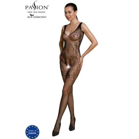 PASSION - BODYSTOCKING ECO COLLECTION ECO BS012 BLANC