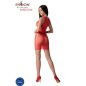 PASSION - BS097 WEISSER BODYSTOCKING, EINE GRÖSSE