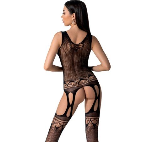 PASSION - BS099 BODYSTOCKING BLANC TAILLE UNIQUE