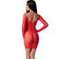 PASSION - BS101 WEISSER BODYSTOCKING, EINE GRÖSSE