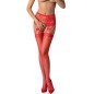 PASSION - S027 WHITE STOCKINGS WITH GARTER ONE SIZE PASSION - S027 WHITE STOCKINGS WITH GARTER ONE SIZE