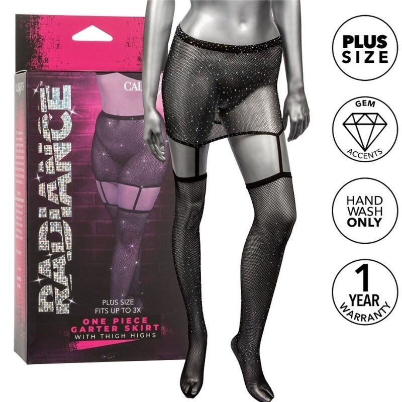CALEXOTICS - RADIANCE JUPE JARRETIÈRES CUISSES GRANDE TAILLE CALEXOTICS - RADIANCE JUPE JARRETIÈRES CUISSES GRANDE TAILLE