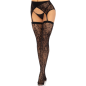 LEG AVENUE - LACE THIGH HIGHS GARTERBELT RED LEG AVENUE - LACE THIGH HIGHS GARTERBELT RED