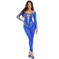 LEG AVENUE - RECKLESS ANKLE BODYSTOCKING ROYAL BLUE LEG AVENUE - RECKLESS ANKLE BODYSTOCKING ROYAL BLUE